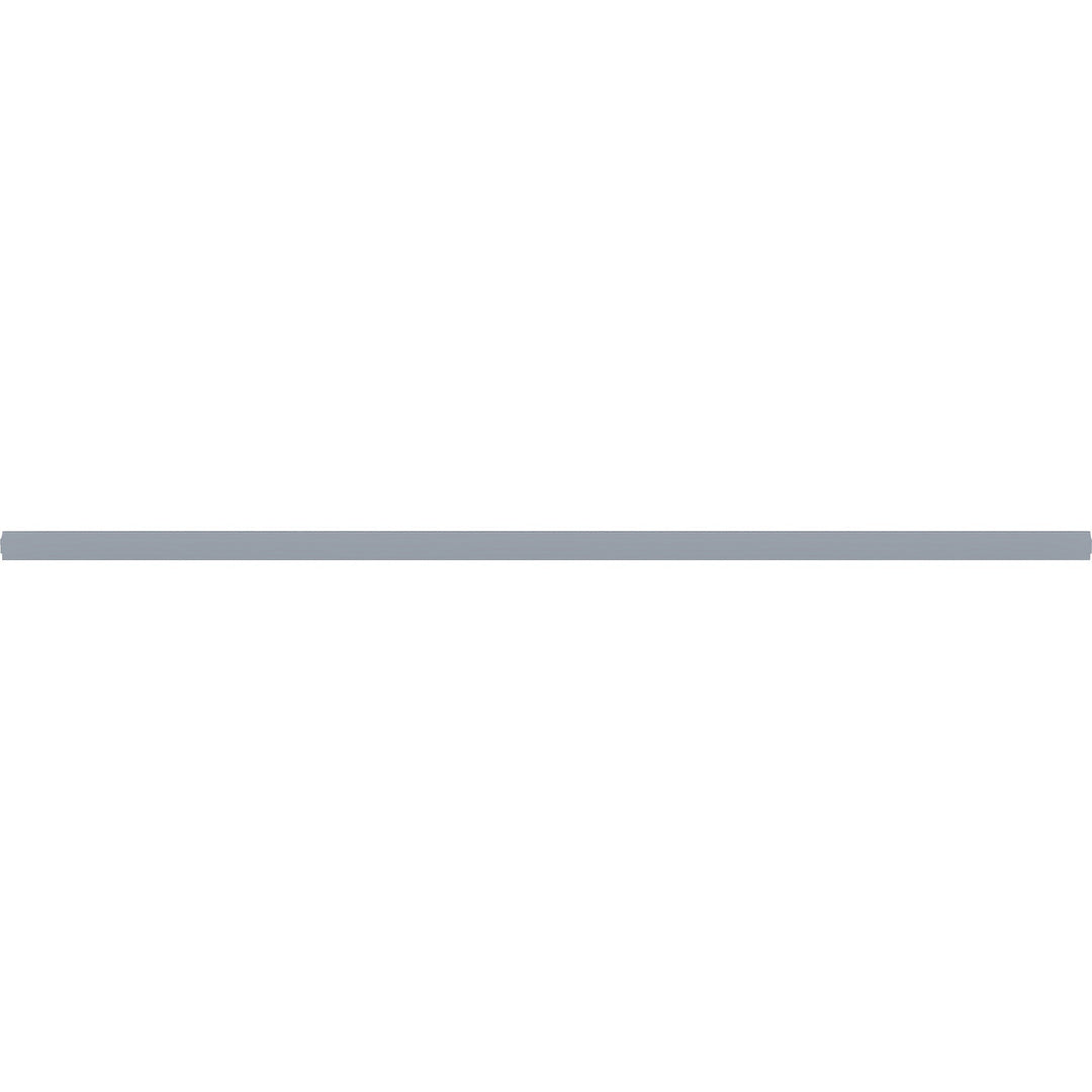 Image of Lorell 90274 Double-wide Horizontal Panel Strip for Adaptable Panel System, 67" W x 0.50" D x 1.80" Height, Aluminum, Silver, 1 Each