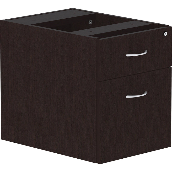 Image of Lorell Pedestal, Hanging, Laminate, B/F, 16"x22"x21", Espresso