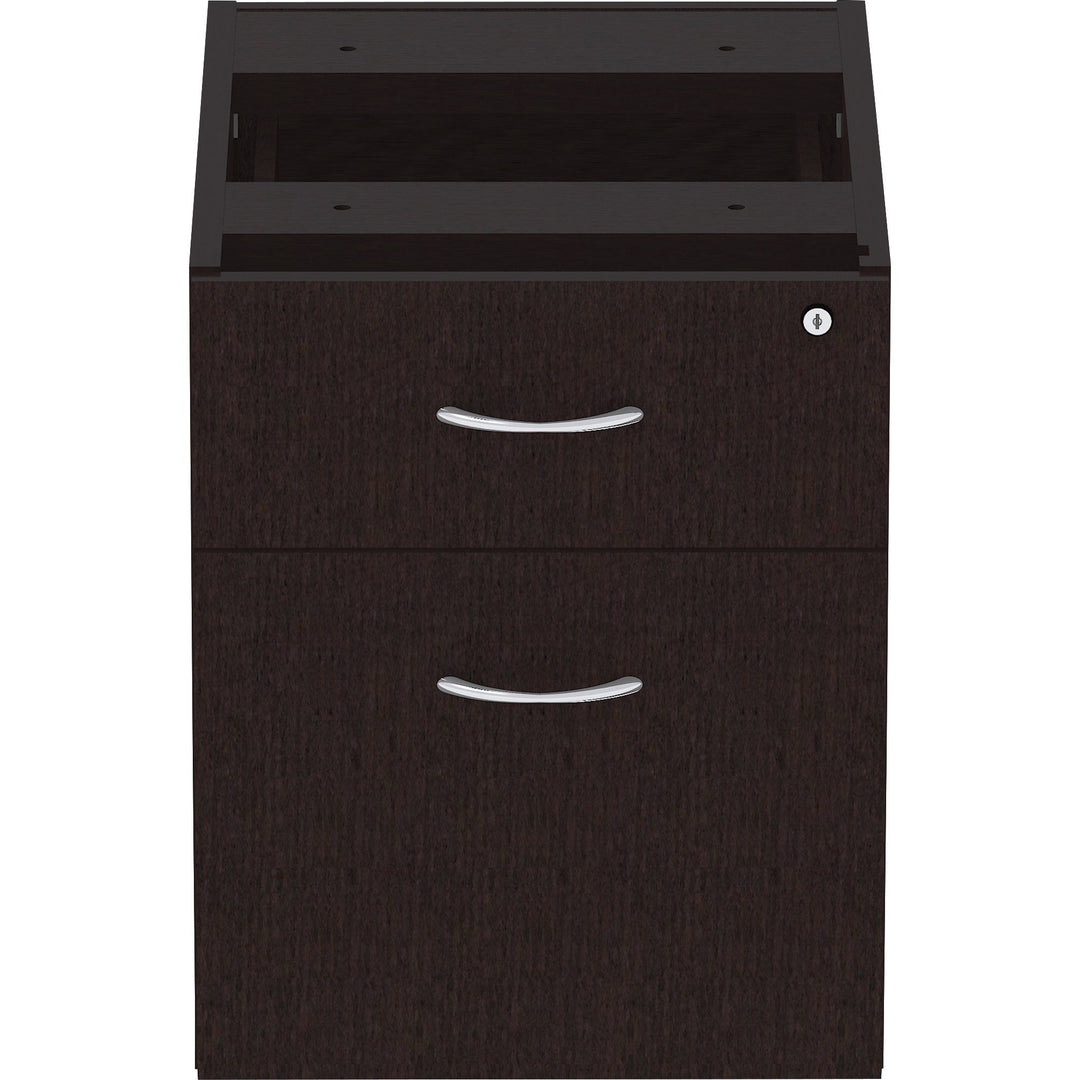 Image of Lorell Pedestal, Hanging, Laminate, B/F, 16"x22"x21", Espresso