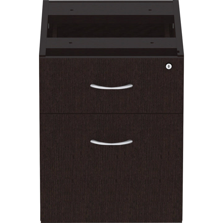 Image of Lorell Pedestal, Hanging, Laminate, B/F, 16"x22"x21", Espresso