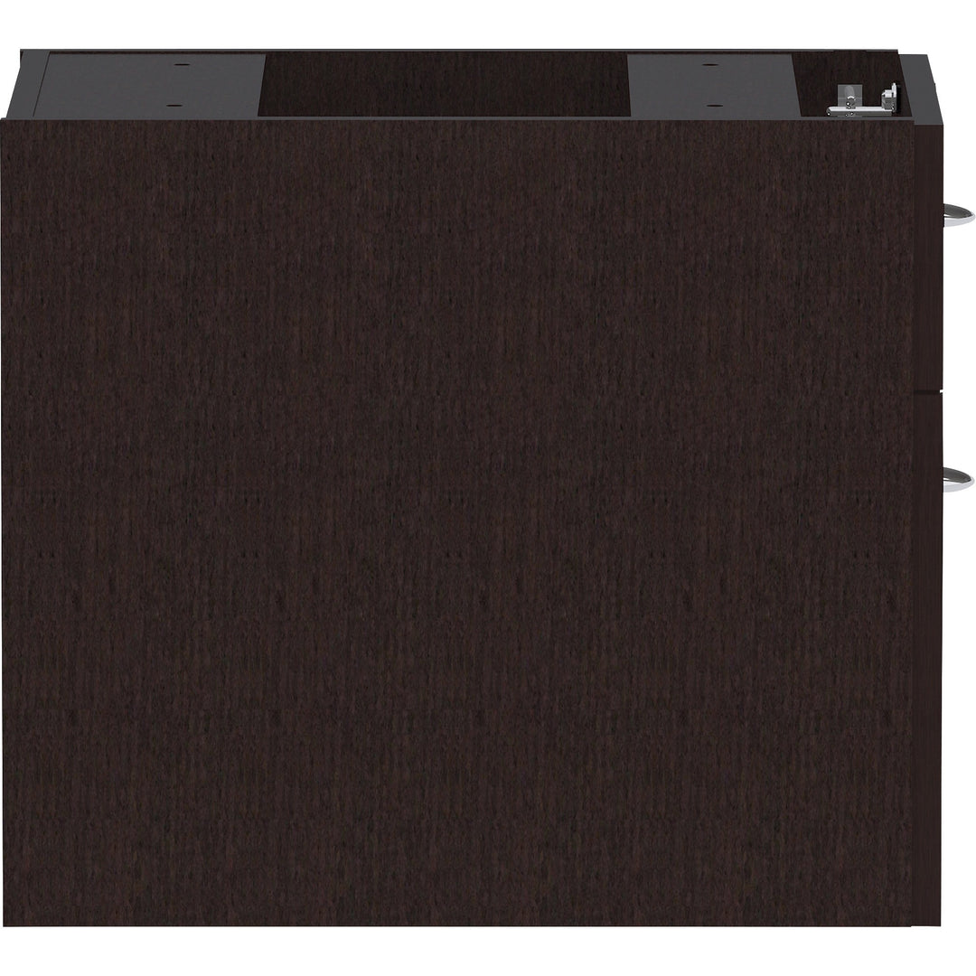 Image of Lorell Pedestal, Hanging, Laminate, B/F, 16"x22"x21", Espresso