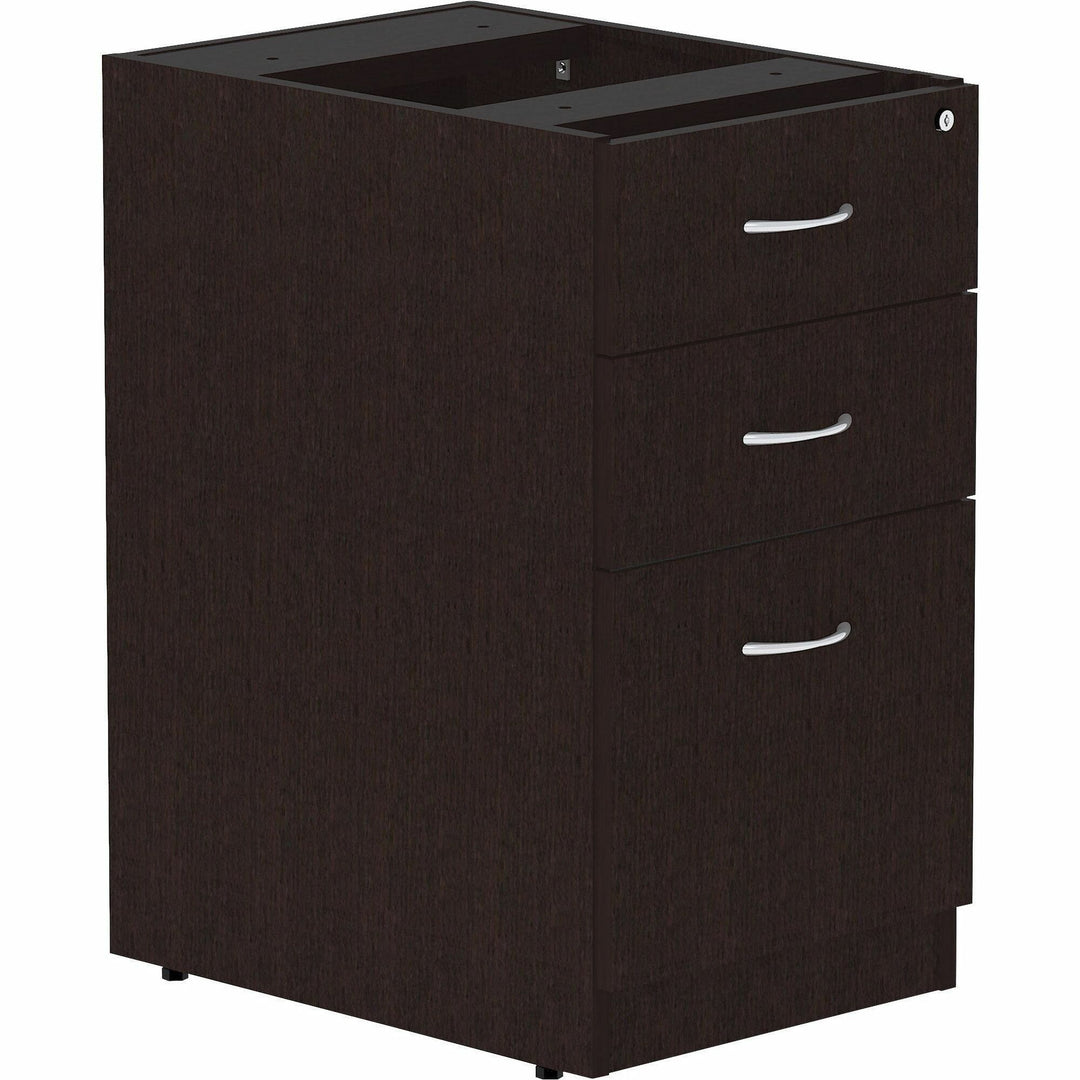 Image of Lorell Pedestal, Laminate, Fixed, B/B/F, 16"x22"x28-1/4", EPO