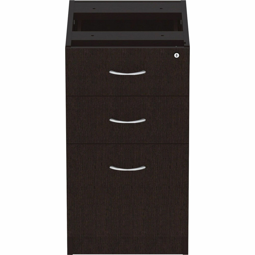 Image of Lorell Pedestal, Laminate, Fixed, B/B/F, 16"x22"x28-1/4", EPO
