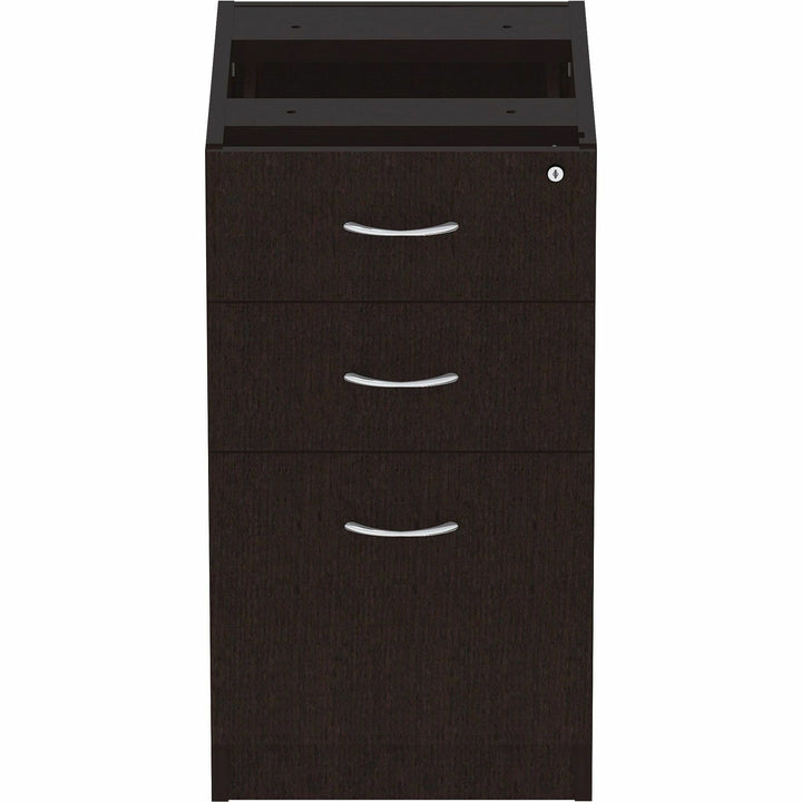 Image of Lorell Pedestal, Laminate, Fixed, B/B/F, 16"x22"x28-1/4", EPO