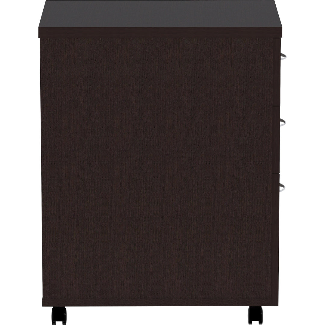 Image of Lorell Pedestal, Laminate, Mobile, B/B/F, 16"x22"x28-1/4", EPO
