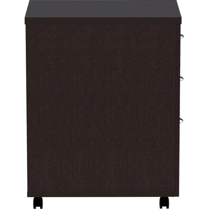 Image of Lorell Pedestal, Laminate, Mobile, B/B/F, 16"x22"x28-1/4", EPO
