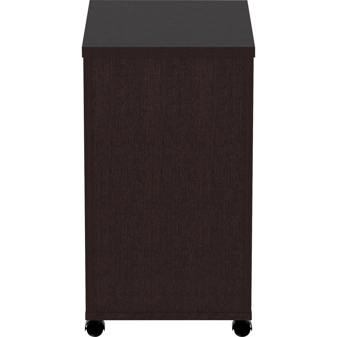 Image of Lorell Pedestal, Laminate, Mobile, B/B/F, 16"x22"x28-1/4", EPO