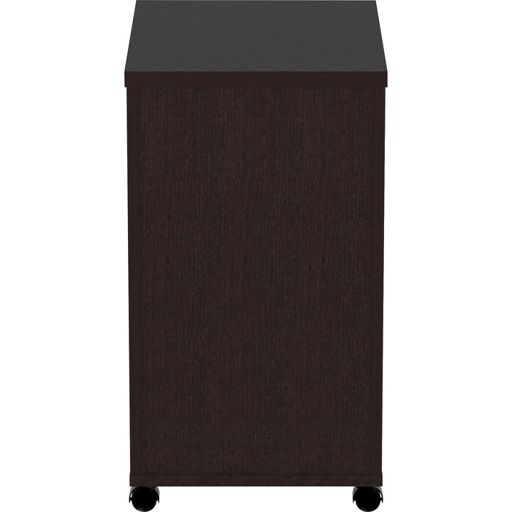 Image of Lorell Pedestal, Laminate, Mobile, B/B/F, 16"x22"x28-1/4", EPO