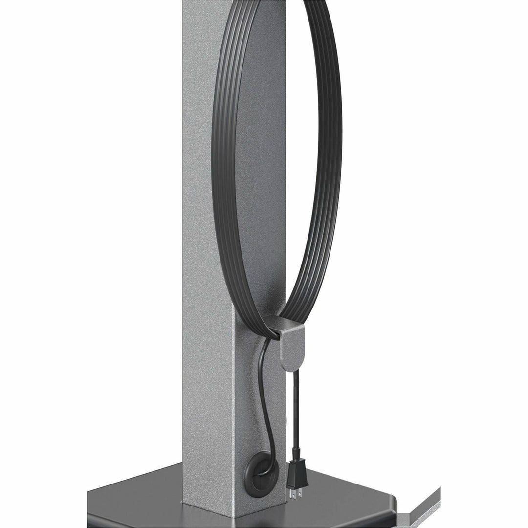 Image of Lorell Power Tower, 8 USB, Mobile, 15-3/4"x15-3/4"x43-1/4", Gray