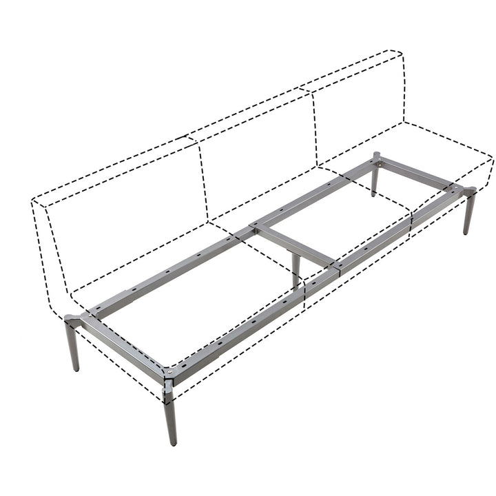 Image of Lorell 86933 Contemporary ReceptionCollection Adjustable Metal Base