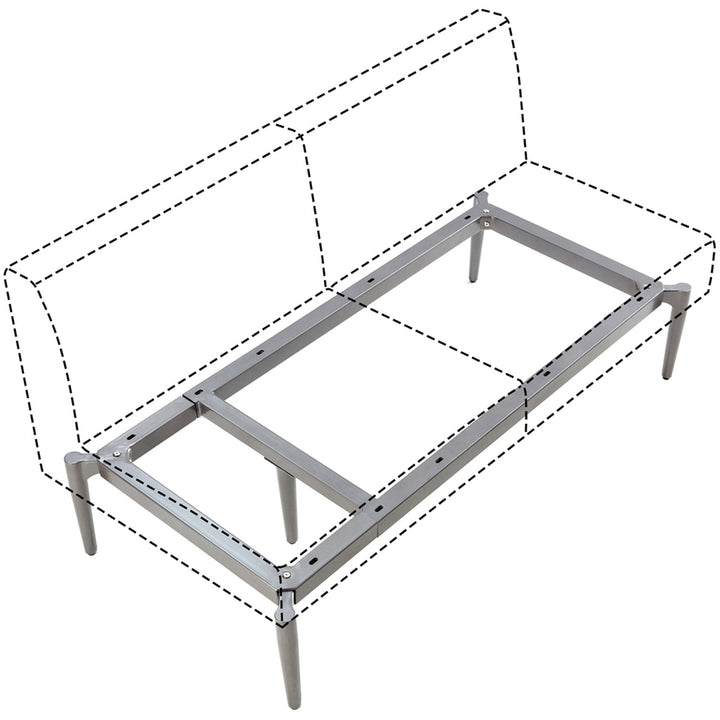 Image of Lorell 86933 Contemporary ReceptionCollection Adjustable Metal Base