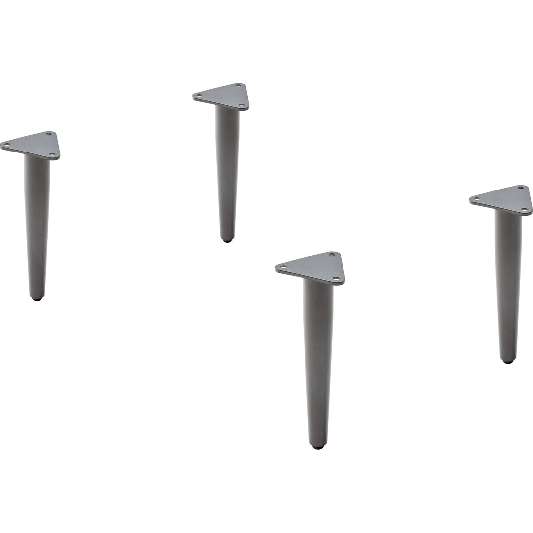 Image of Lorell Sectional Base,Single,Metal,4-1/2"x9-3/4"x1-1/2",4/ST,GY