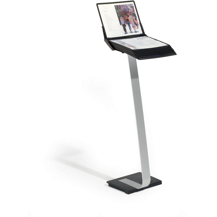 Image of SHERPA 591501 Stand Pro 10, Support Letter 8.50" x 11" Media, Rugged, Anti-glare, Black, 3.5" H x 14.7" W x 42.6" Depth, 1 Each
