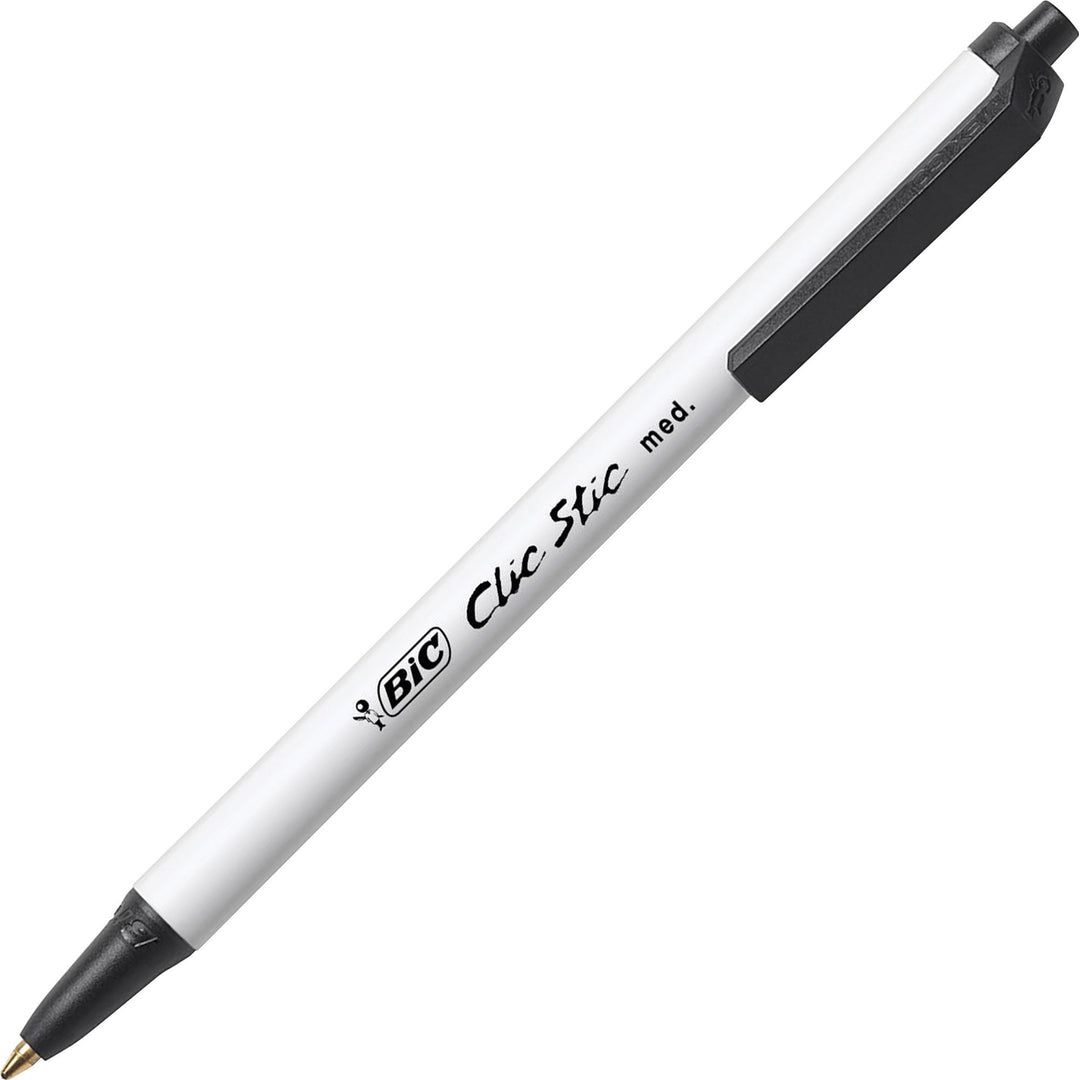 Image of BIC® Ball Pen, Retractable, 1.0mm, 60/BX, BK