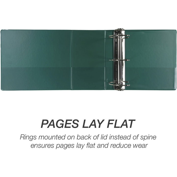 Image of Samsill® Binder, Locking, 6" D-Ring, 8-1/2"x11"Pg Sz, Green