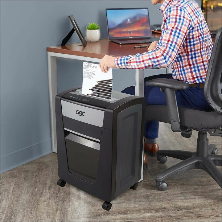 Image of GBC® ShredMaster SX20-08 Micro-Cut Shredder, 20 Manual Sheet Capacity