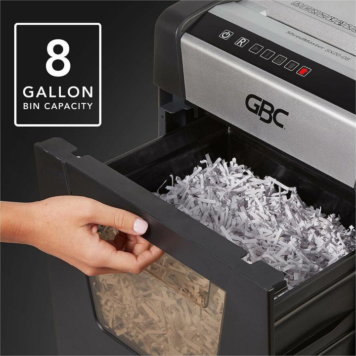 Image of GBC® ShredMaster SX20-08 Micro-Cut Shredder, 20 Manual Sheet Capacity