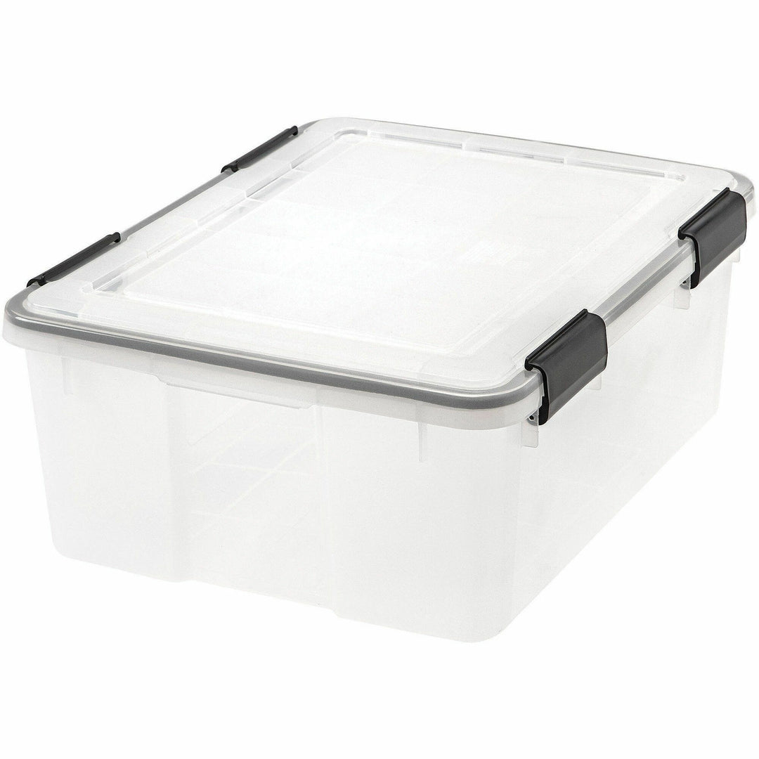 Image of Iris Storage Tote, 30 Quart, 19-7/10"x16"x7-9/10", 6/CT, CL
