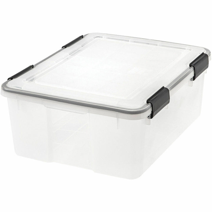 Image of Iris Storage Tote, 30 Quart, 19-7/10"x16"x7-9/10", 6/CT, CL