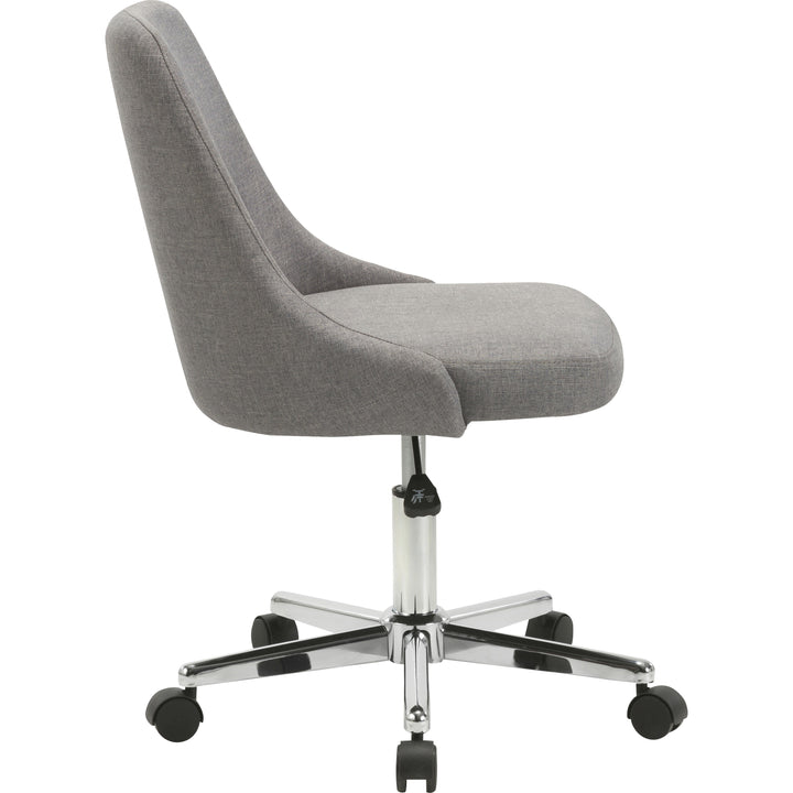 Image of Lorell Task Chair, Swivel, Fabric, 22-1/2"x24-3/8"x31-1/2", Gray
