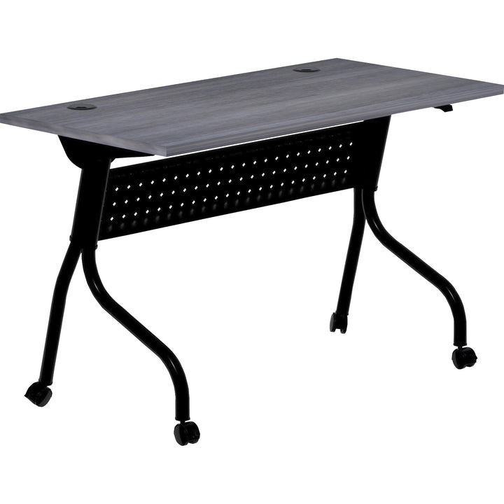 Image of Lorell Training Table, 48"x23-3/5"x29-1/2", Charcoal/Black