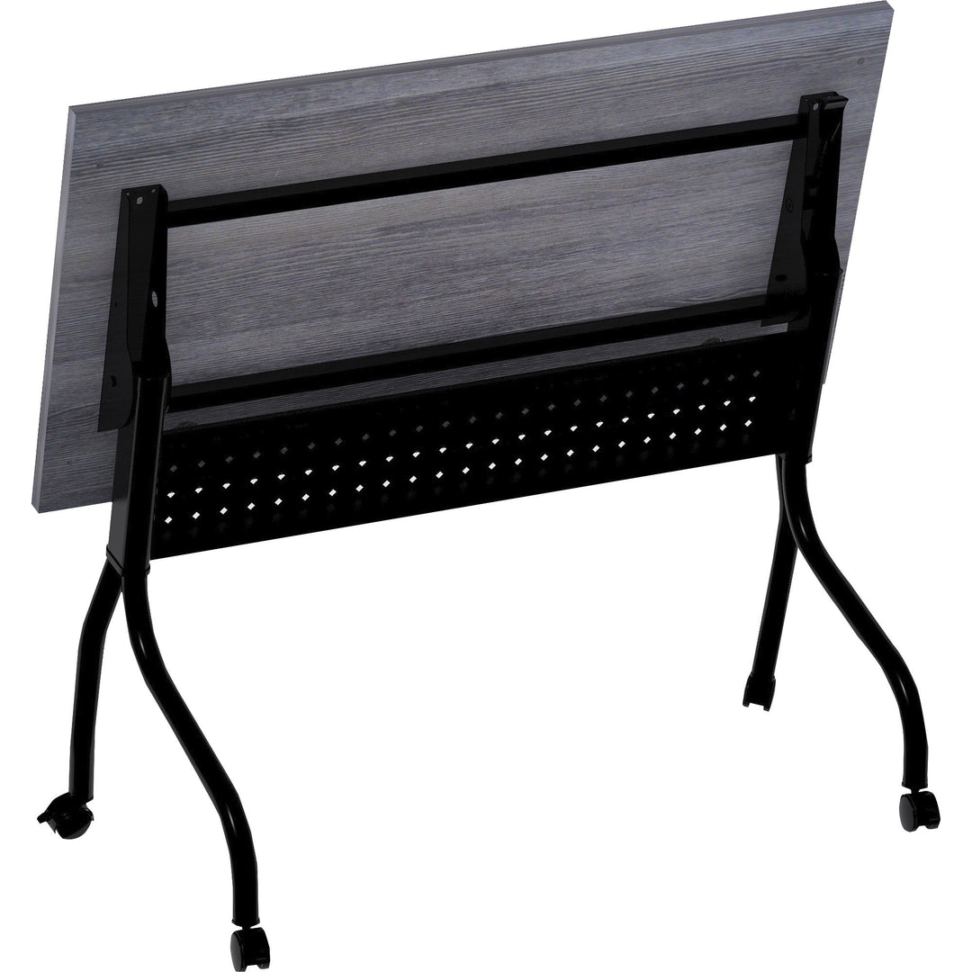Image of Lorell Training Table, 48"x23-3/5"x29-1/2", Charcoal/Black
