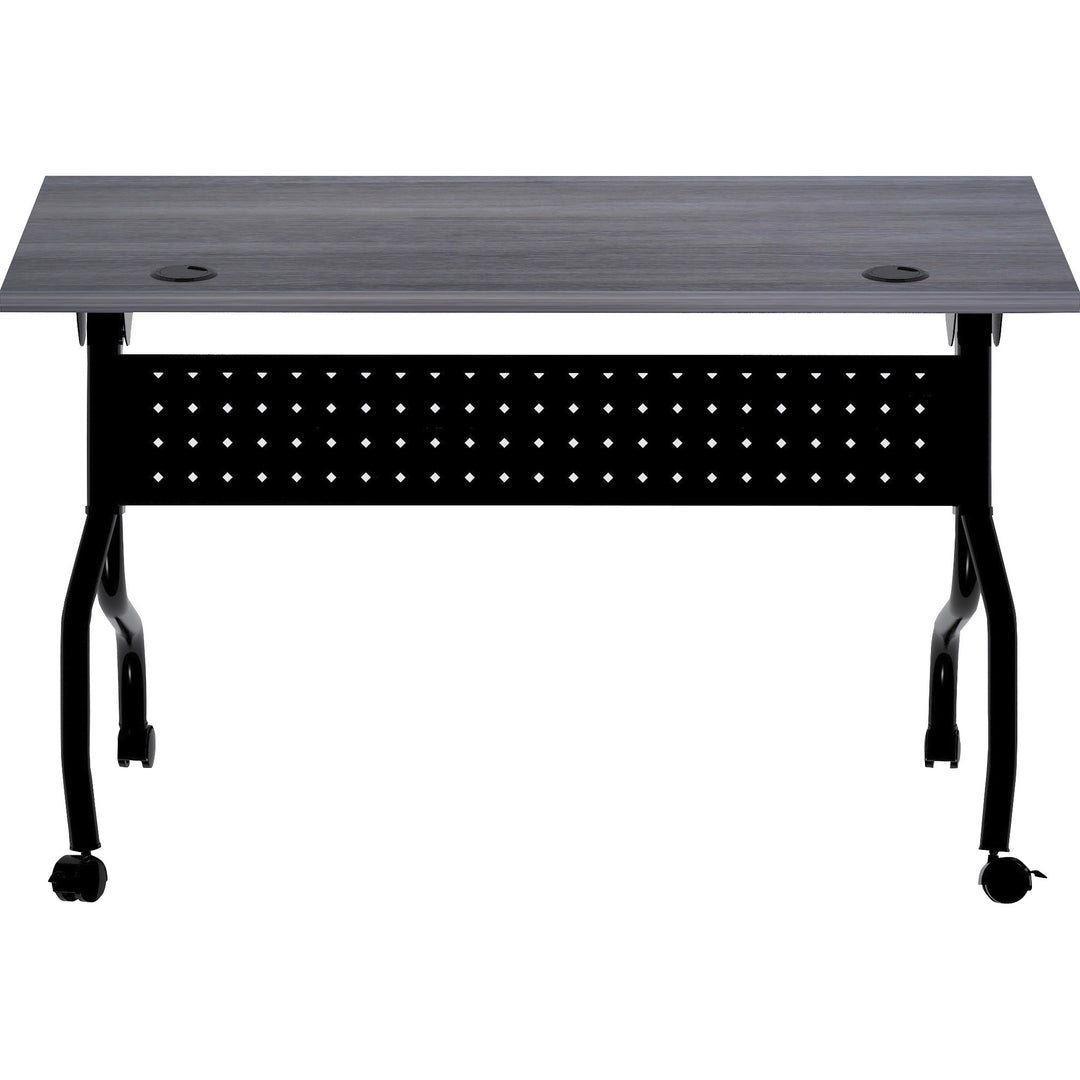 Image of Lorell Training Table, 48"x23-3/5"x29-1/2", Charcoal/Black