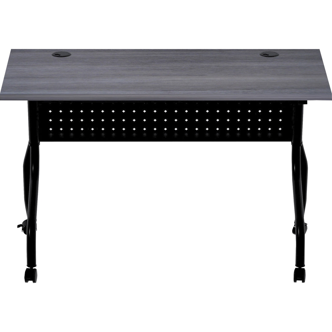 Image of Lorell Training Table, 48"x23-3/5"x29-1/2", Charcoal/Black