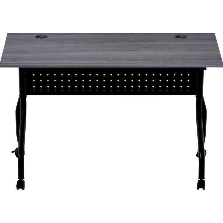 Image of Lorell Training Table, 48"x23-3/5"x29-1/2", Charcoal/Black