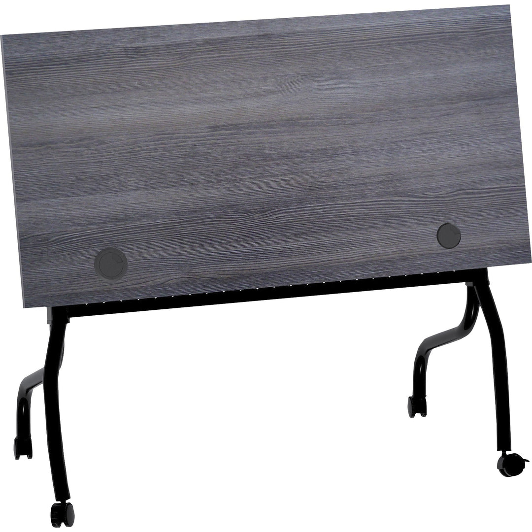 Image of Lorell Training Table, 48"x23-3/5"x29-1/2", Charcoal/Black