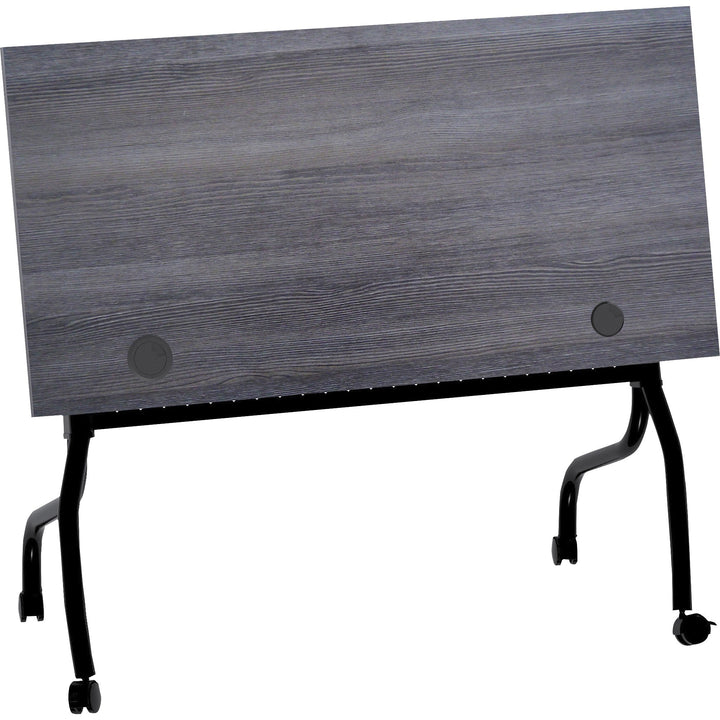 Image of Lorell Training Table, 48"x23-3/5"x29-1/2", Charcoal/Black