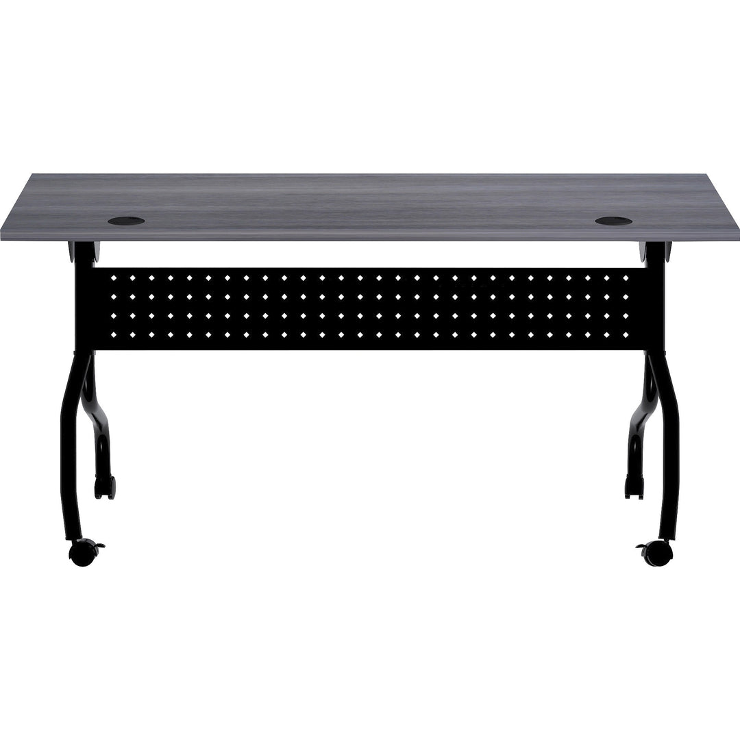 Image of Lorell Training Table, 60"x23-3/5"x29-1/2", Charcoal/Black