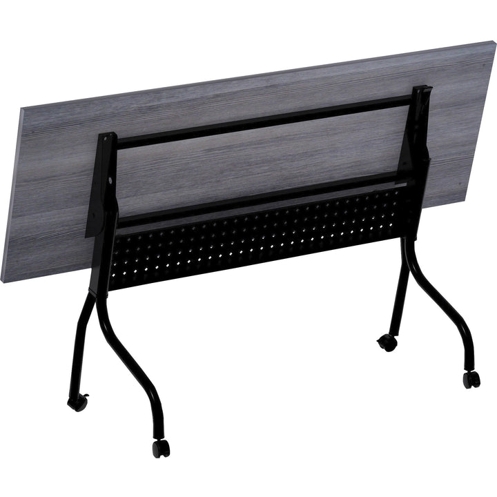 Image of Lorell Training Table, 72"x23-3/5"x29-1/2", Charcoal/Black