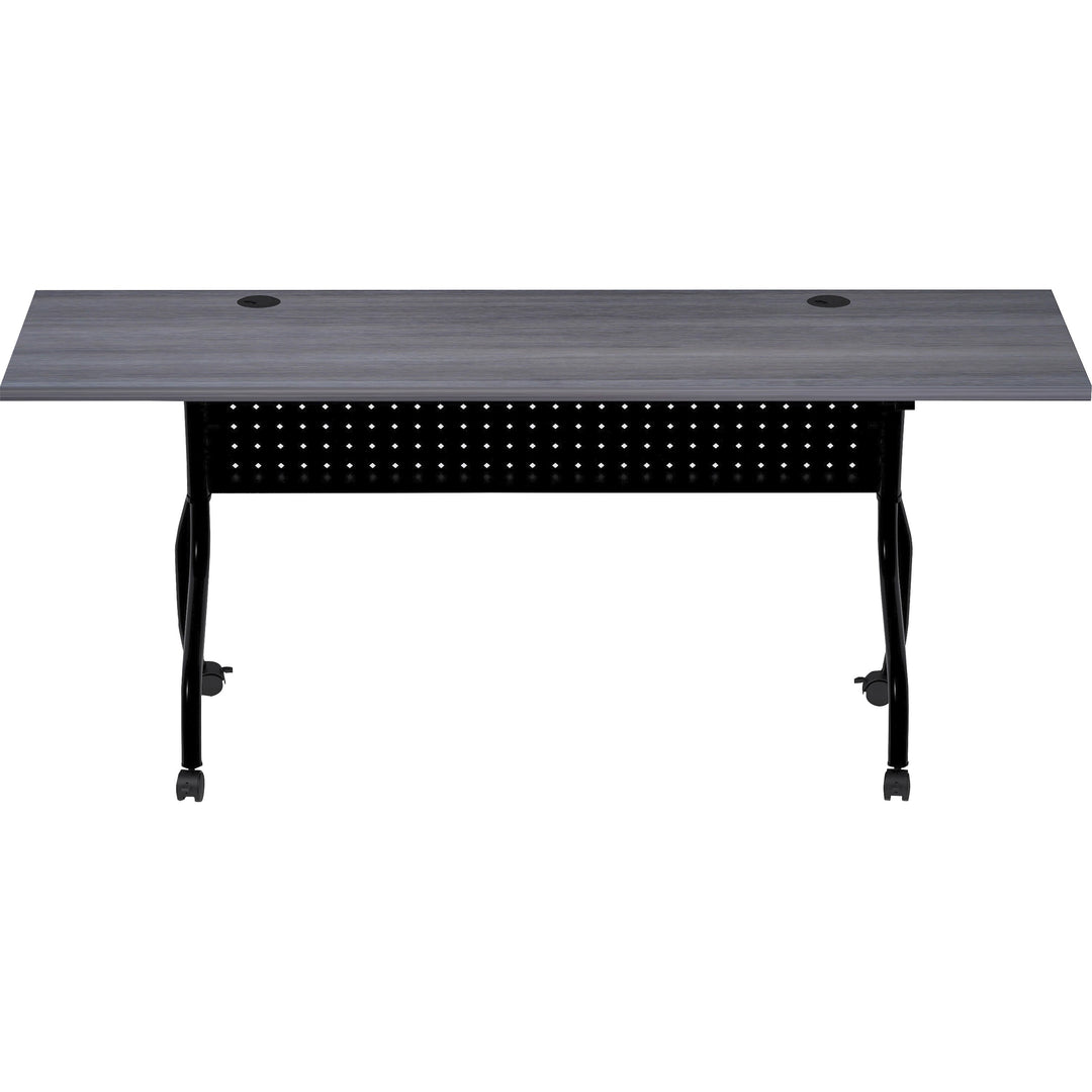 Image of Lorell Training Table, 72"x23-3/5"x29-1/2", Charcoal/Black