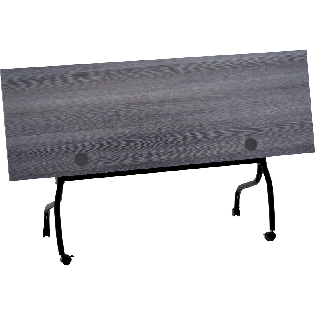 Image of Lorell Training Table, 72"x23-3/5"x29-1/2", Charcoal/Black