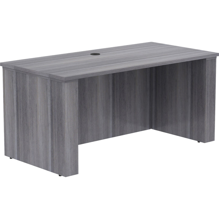 Image of Lorell Sit-Stand Desk Shell, Essentials, 60"x29"x29-49", WCharcoal