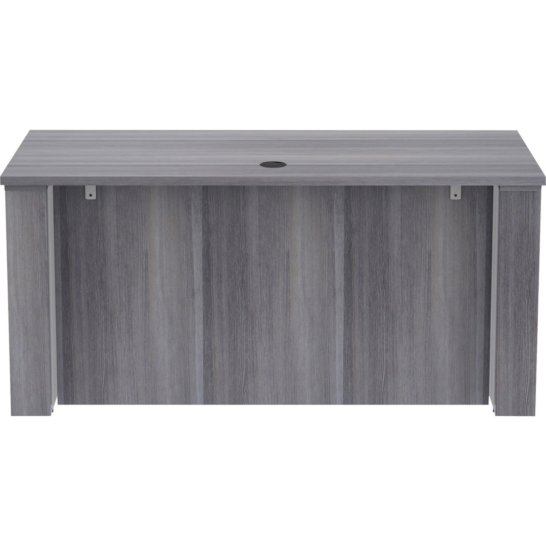 Image of Lorell Sit-Stand Desk Shell, Essentials, 60"x29"x29-49", WCharcoal