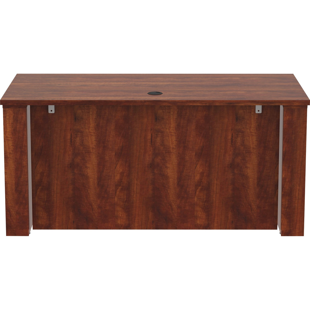 Image of Lorell Sit-Stand Desk Shell, Essentials, 60"x29"x29-49", Cherry