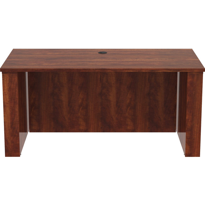 Image of Lorell Sit-Stand Desk Shell, Essentials, 60"x29"x29-49", Cherry