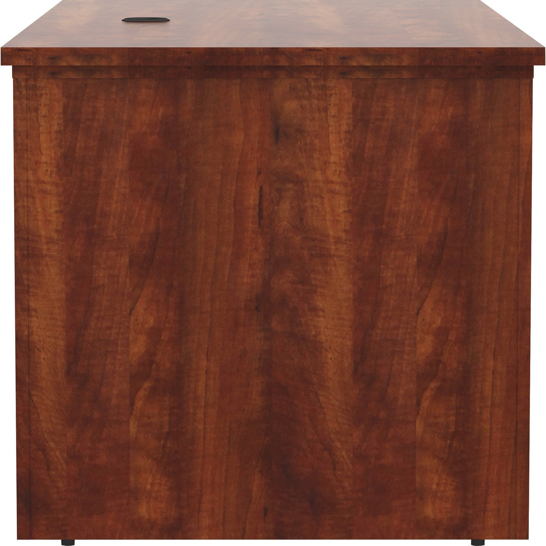 Image of Lorell Sit-Stand Desk Shell, Essentials, 60"x29"x29-49", Cherry