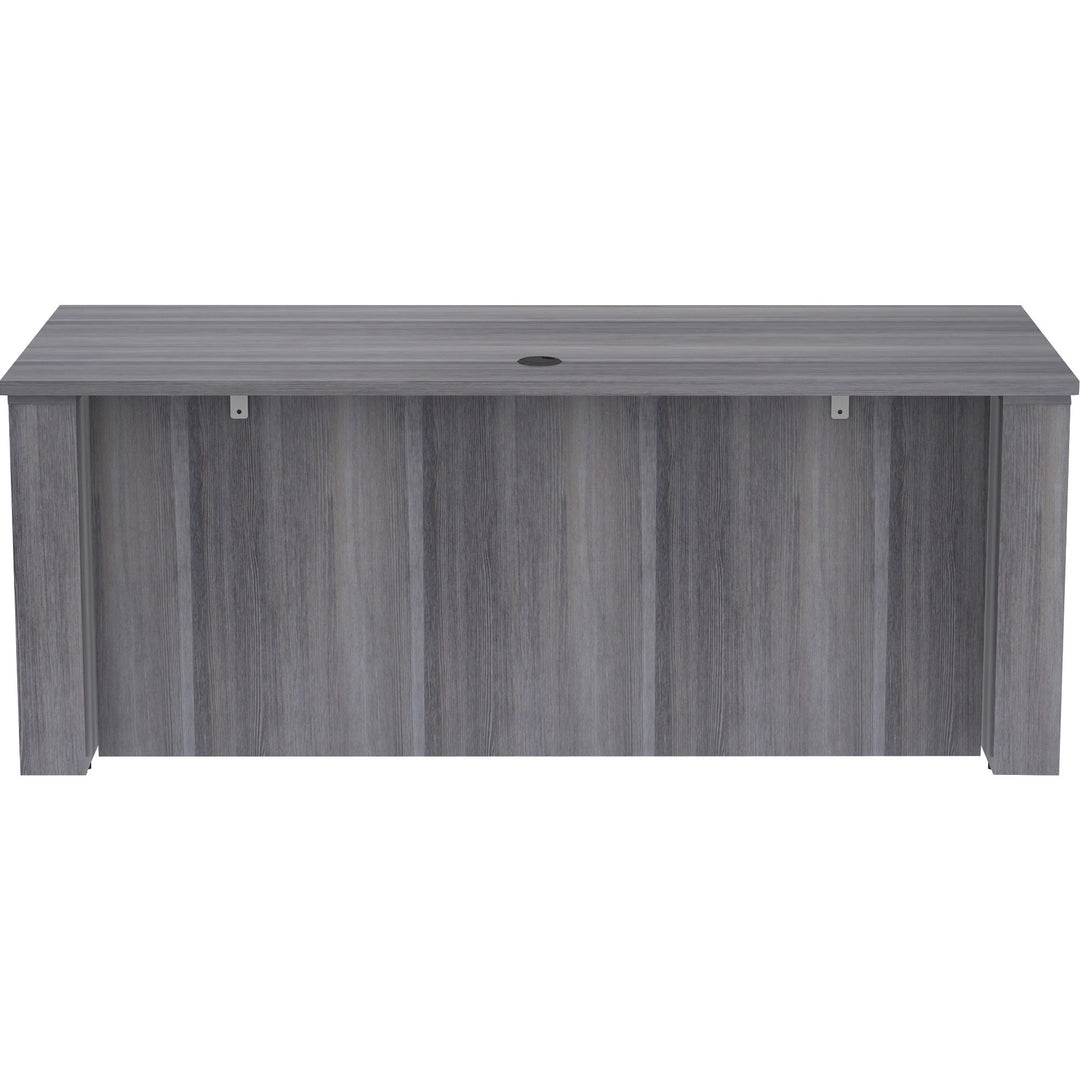 Image of Lorell Sit-Stand Desk Shell, Essentials, 72"x29"x29"-49", Charcoal
