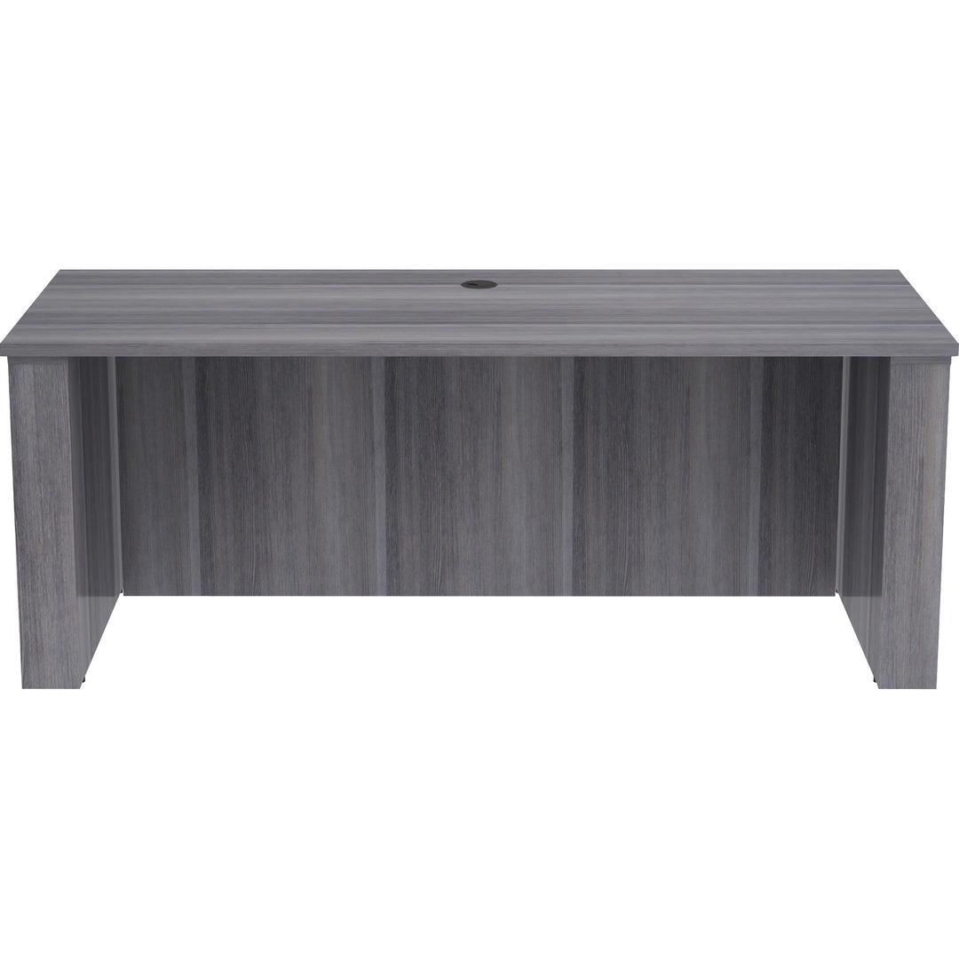 Image of Lorell Sit-Stand Desk Shell, Essentials, 72"x29"x29"-49", Charcoal
