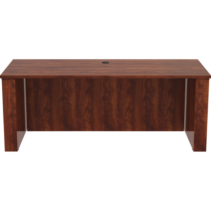 Image of Lorell Sit-Stand Desk Shell, Essentials, 72"x29"x29"-49", Cherry