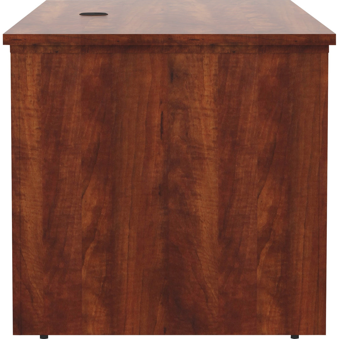 Image of Lorell Sit-Stand Desk Shell, Essentials, 72"x29"x29"-49", Cherry