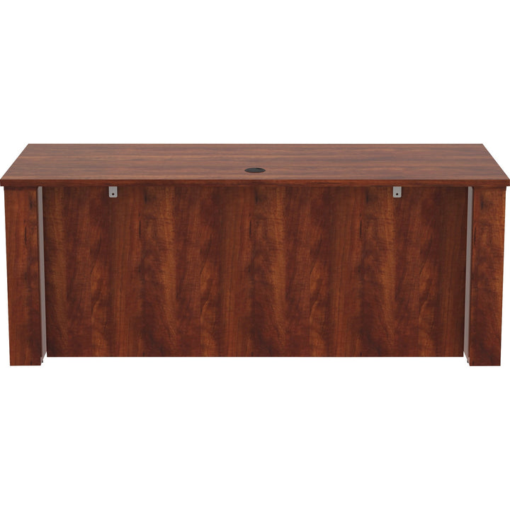 Image of Lorell Sit-Stand Desk Shell, Essentials, 72"x29"x29"-49", Cherry