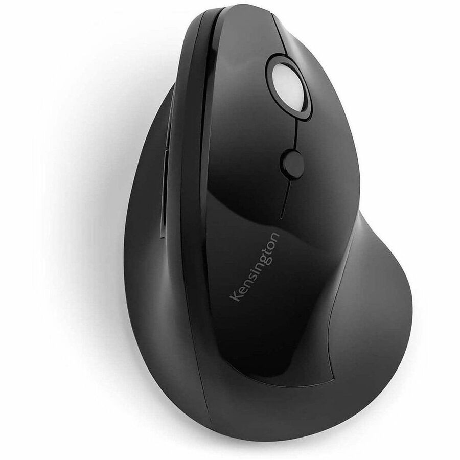 Image of Kensington® Pro Fit Ergo Vertical Wireless Mouse, 2.4 Ghz Frequency/65.62 Ft Wireless Range, Right Hand Use, Black
