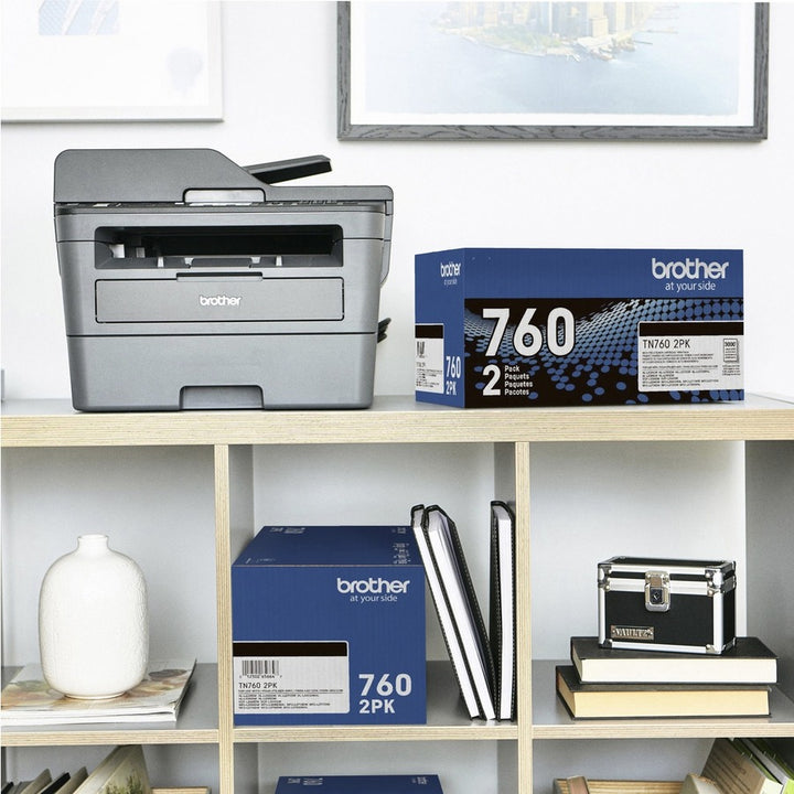 Image of Brother TN760 High Yield Laser Toner Cartridge, 3000 Pages Black (Per Cartridge), 1 Box