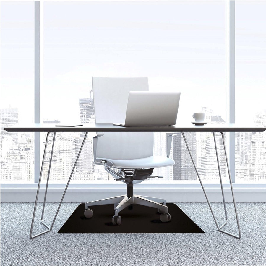 Image of Floortex® Chairmat, Low Pile, 48"Wx60"Lx3/5"H, Black