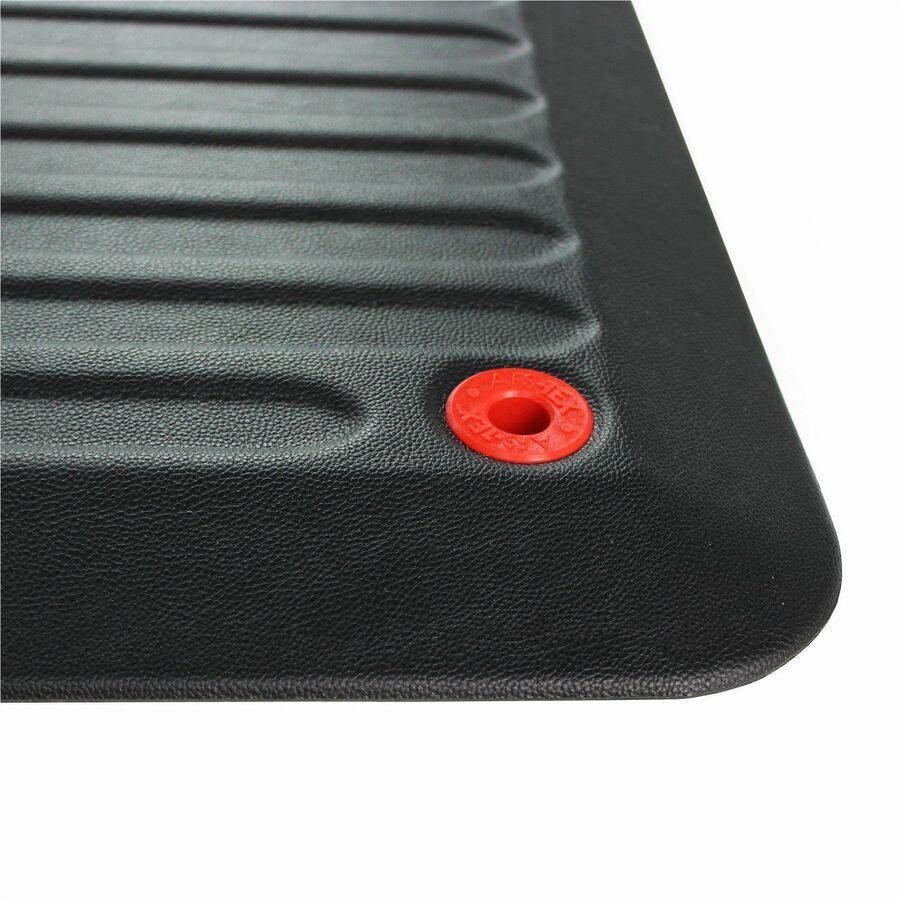 Image of Floortex® AFS-TEX 6000X Anti-Fatigue Mat, 23 x 67, Midnight Black