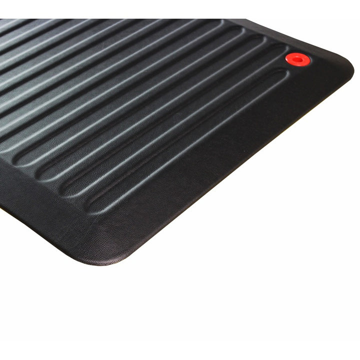 Image of Floortex® AFS-TEX 6000X Anti-Fatigue Mat, 23 x 67, Midnight Black